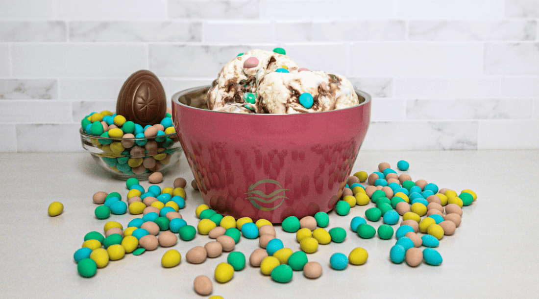 No-Churn Mini Egg Ice Cream