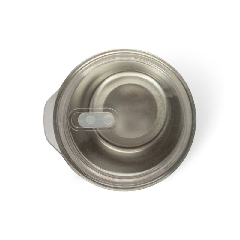 Top down view of Calicle insulated bowl with lid